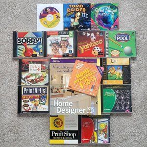 1990s PC Computer CD-Rom Vintage Retro Bundle of 15